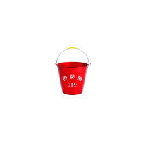 迈恻亦 消防桶 8L 圆桶