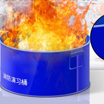 洪湖 消防演习铁桶盖子 直径60cm (红色)