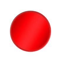 洪湖 消防演习铁桶盖子 直径60cm (红色)