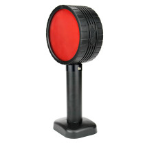 通明 TORMIN 磁吸红闪灯 ZW4303A 3.7V 3W 双面方位灯 铁路轨道警示灯 (红色)