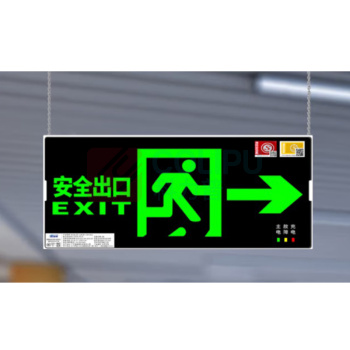 准航 消防应急标识灯新国标LED安全出口照明指示灯牌 紧急疏散通道右向