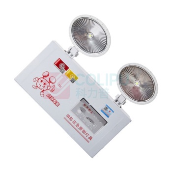敏华电工 MINHUA LED消防应急照明 纳米板平镜 双头应急灯M3002 5W 挂墙式 M-ZFZD-E5W3002