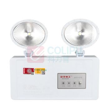 敏华电工 MINHUA 象牙白后出线全塑双头灯 E5W1142