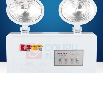 敏华电工 MINHUA 象牙白后出线全塑双头灯 E5W1142