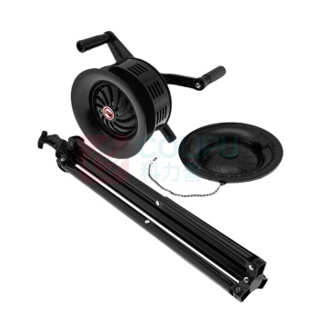 安赛瑞 升降式手摇报警器 28538 声压级:120±2dB (半径1m处)声音频率:600±20HZ(取决于手摇的速度) 材质:铝合金