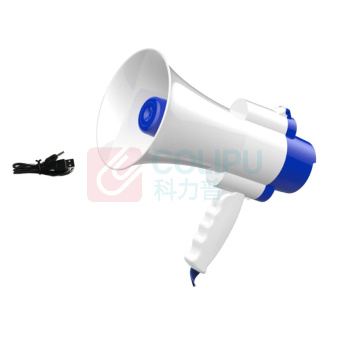 雅兰仕 EARISE 录音喇叭扬声器 25*14.5cm 240秒录音+3500毫安电池 (蓝白) 配充电线