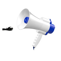 雅兰仕 EARISE 录音喇叭扬声器 25*14.5cm 240秒录音+3500毫安电池 (蓝白) 配充电线
