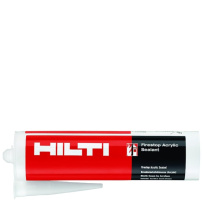 喜利得 丙烯酸防火密封胶 CP 606 580ml/支 (灰) 通用防火密封剂,用于在接缝和贯穿处进行灵活的挡火密封