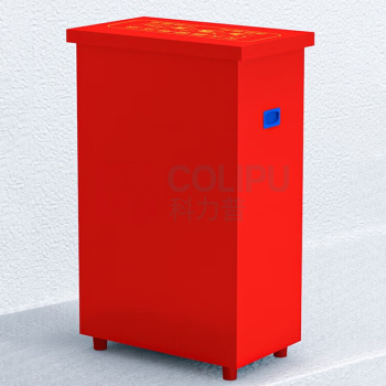 星浙安 灭火器箱 可装干粉灭火器4kg*2 壁厚0.5mm铁皮 红色 4kg 0
