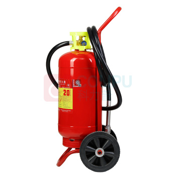 洪湖 天生湖推车式干粉灭火器 MFT/ABCE20 20KG