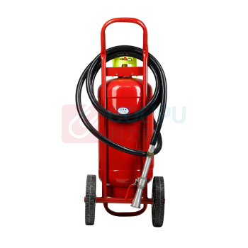 洪湖 天生湖推车式干粉灭火器 MFT/ABCE20 20KG
