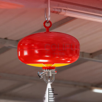 洪湖 干粉灭火器 FZX-APT8/1.2 悬挂式 8kg动作温度93°C没有3c