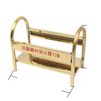 洪湖 灭火器落地钛合金架 2/3/4kg灭火器*2