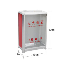 齐鲁安然 灭火器箱子 铝合金 有机玻璃款(空箱)可装2具 QL-HJMHQX-8 8KG