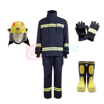 优普泰 专业消防战斗服3C认证 20式消防五件套 XL/175 靴子43码