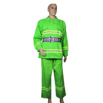 谋福 97款消防防护服 8514 L号(170-175)单独服装 (绿色)