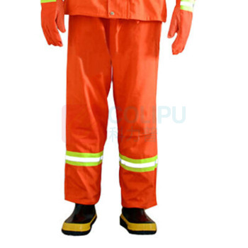 谋福 97款消防防护服套装 8513 XL号(175-180)含手套腰带靴子头盔 (橘红)