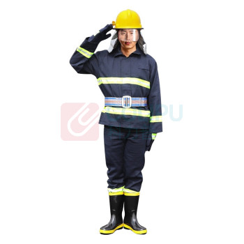 洪湖 消防服战斗服 02款六件套(厚款)