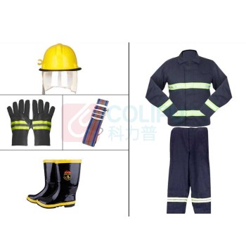 洪湖 消防服战斗服 02款六件套(厚款)