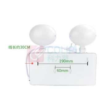 敏华电工 MINHUA LED灯挂墙式应急照明 双头灯 M3002 2个装