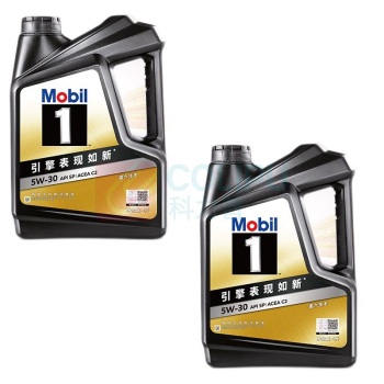 美孚 金美孚全合成汽机油 经典表现黑金系列 5W-30 SP级 4L/桶