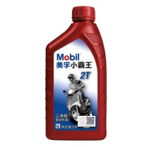 美孚 小霸王2T 摩托车机油 二冲程发动机油 FB级 1L/桶