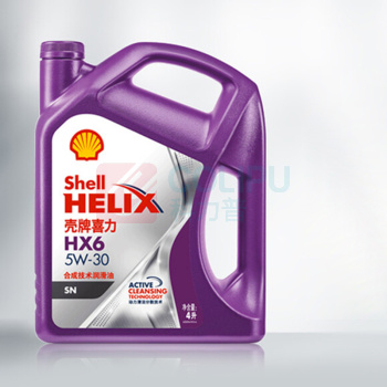 壳牌 Shell 合成技术润滑油 紫壳HX6 5W-30 4L/桶 4桶/组
