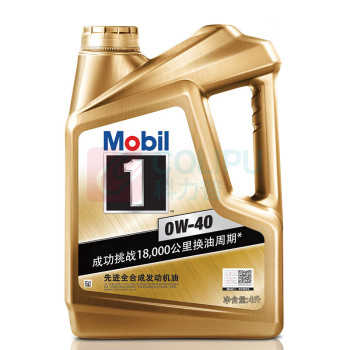 美孚 全合成机油 一号 0W40 SN级 4L/桶