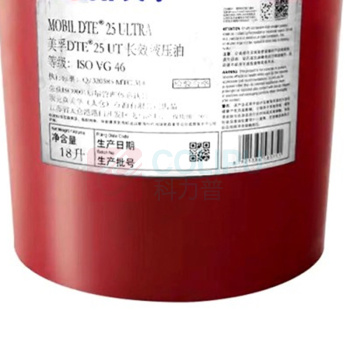 美孚 液压油 DTE25UT 18L/桶 偏远地区运费另议