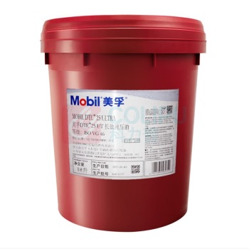 美孚 长效抗磨液压油 挖掘机工程机械抗磨液压油 DTE25UT ISO VG46 18L