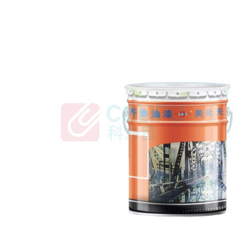 齐鲁 大红醇酸调和漆 管道铁栏杆金属防锈漆木材防腐漆 大红色 2KG/桶 