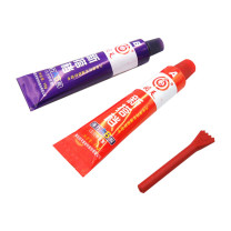 回天 AB胶 AB胶密封胶 AB组分 80g/盒 (紫色 红色)