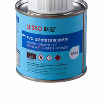 联塑 LESSO PVC-U给水管(专用)胶粘剂 100ML 运费另议
