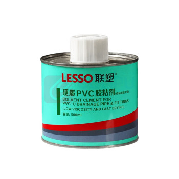 联塑 LESSO PVC排水管胶水 500ML 10罐起订
