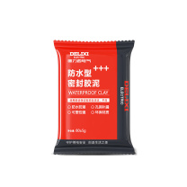 德力西 DELIXI 防水泥密封胶泥 5包装 防虫防风墙洞孔填充 (白色)