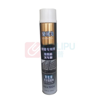 聚顶尖 火车皮门窗密封发泡胶聚氨酯发泡剂 750ml