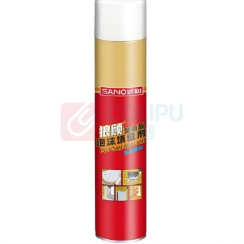 三和 SANO 狼顾聚氨酯泡沫填缝剂 SANO-LGFPJ-01 枪管一体960mL 730g 聚氨酯发泡剂 泡沫聚氨酯 PU发泡剂 发泡胶 发泡聚氨酯