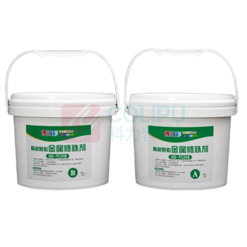 博固彩 金属修补剂 QS-JS018 10KG/桶 (黑灰) 可替代焊补 耐腐蚀耐磨损