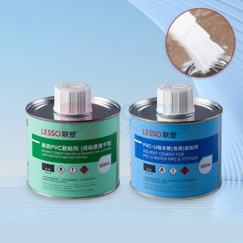 联塑 LESSO PVC-U给水管(专用)胶粘剂 500ML