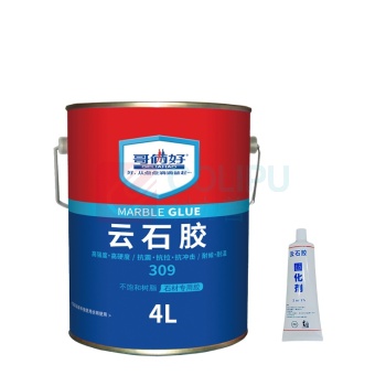 哥俩好 云石胶 309 4L/桶+固化剂1支 (黑色)