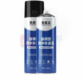 登威达 自喷型防水补漏王 1000ml   适用于屋顶外墙裂缝黑色