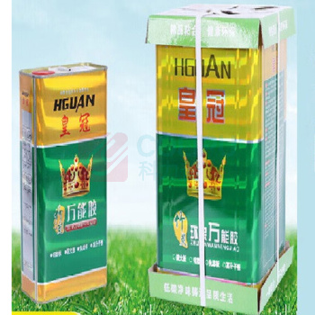 皇冠 DANISA 万能胶环保强力粘得牢皮革地板革草坪地毯喷绘木工大桶装胶水 8公斤(毛刷+刮板)