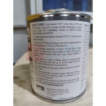 IPS 优良预粘胶 P-68 946毫升 (透明) 用于PVC和CPVC管道和管件表面