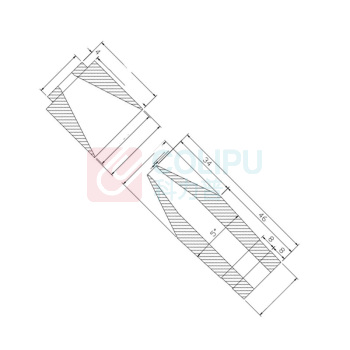 日麟 挤出机模具 模芯 70机 孔径1-11mm