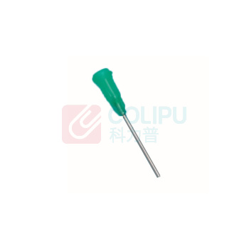 OIMG 塑座不锈钢一英寸点胶针头 18G 100支/包 (绿色) 螺口针头打胶针头