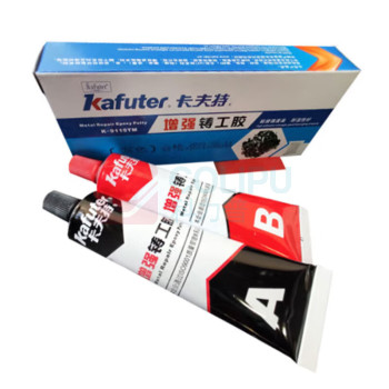 卡夫特 KAFUTER AB胶 K-9119TM 净含量:100g/盒 10盒/件 (灰色) 金属砂眼气孔裂纹缺陷修复剂