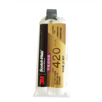 3M 环氧双组份耐高温结构胶 DP420 长77mm,1:1混合,出胶口1mm/50mL