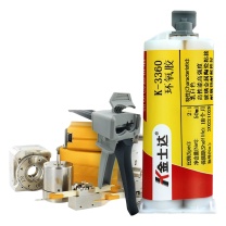 金士达 高强度环氧AB胶水 玻璃结构胶 K-3360 50ml+胶枪