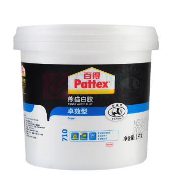 汉高百得 Pattex 熊猫白乳胶 710 1kg/桶
