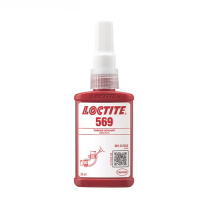 乐泰(LOCTITE) 管螺纹密封强力胶 569 螺纹密封胶 耐高温 720 50 室温固化 低强度 569 68.95MPa -55~150℃ 棕色 50mL/支 支